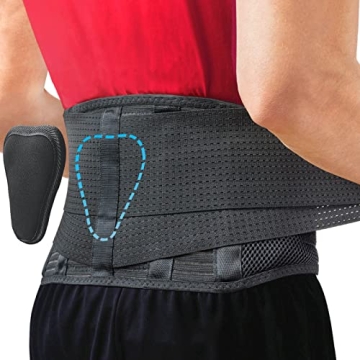 Sparthos Back Support Belt - Immediate Relief from Back Pain, Sciatica, Herniated Disc - Breathable ...