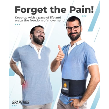 Sparthos Back Support Belt - Relief for Back Pain Under Clothes