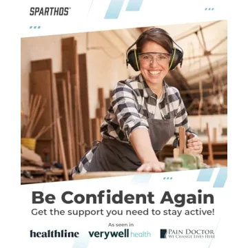 Sparthos Back Support Belt - Relief for Back Pain Under Clothes