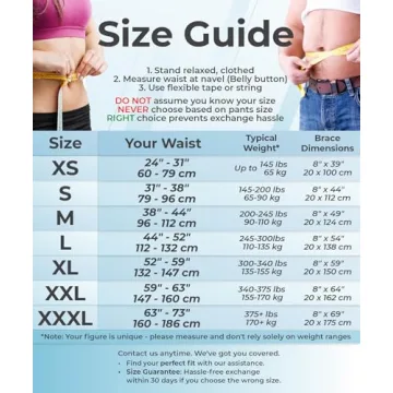 Sparthos Back Support Belt - Relief for Back Pain Under Clothes