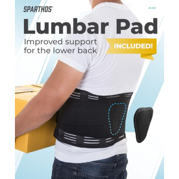 Sparthos Back Support Belt - Relief for Back Pain Under Clothes