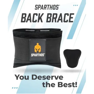 Sparthos Back Support Belt - Relief for Back Pain Under Clothes
