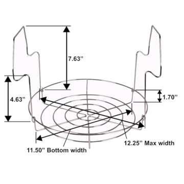 KITCHEN CROP Stainless Steel Canning Rack (Flat Rack)