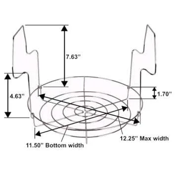 KITCHEN CROP Stainless Steel Canning Rack (Flat Rack)