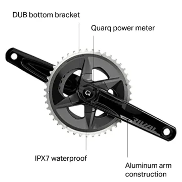 SRAM Rival AXS Crankset Quarq Power Meter 172.5mm 12-Speed
