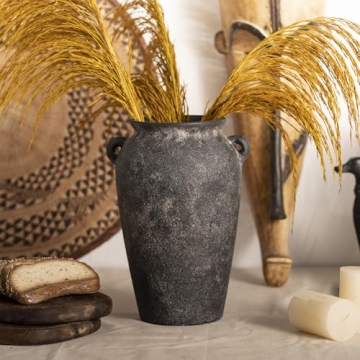 Unique 10 Inch Terracotta Vase for Elegant Home Decor