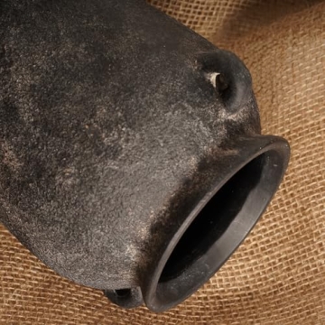 Unique 10 Inch Terracotta Vase for Elegant Home Decor