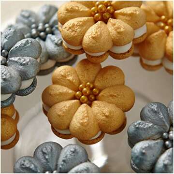 Wilton Gold Cupcake Decorating Kit, 4-Piece - Gold Baking Cups and Sprinkles