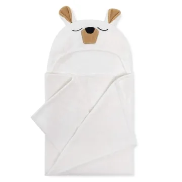 Natemia Baby Hooded Towel - Ultra Soft, Absorbent with Cute Animal Design - Perfect for Newborns, In...
