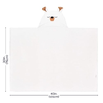 Natemia Baby Hooded Towel - Ultra Soft Bath Towel for Kids