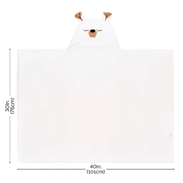 Natemia Baby Hooded Towel - Ultra Soft Bath Towel for Kids