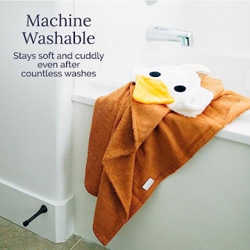 Natemia Baby Hooded Towel - Ultra Soft Bath Towel for Kids
