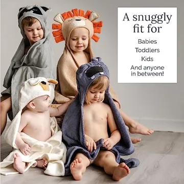 Natemia Baby Hooded Towel - Ultra Soft Bath Towel for Kids