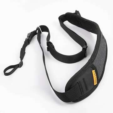 Cotton Carrier Slingbelt with Tether for Cameras