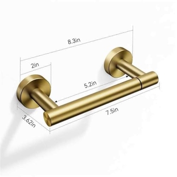 Day Moon™ Gold Toilet Paper Holder - Stylish & Durable