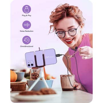 PoP voice Lavalier Microphone for iPhone and iPad