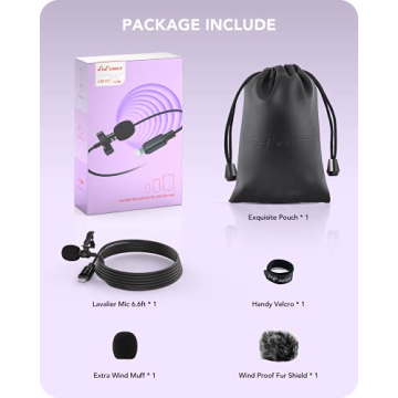 PoP voice Lavalier Microphone for iPhone and iPad