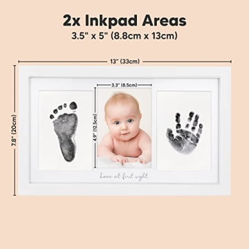 Inkless Baby Handprint Footprint Kit - Keep Memories