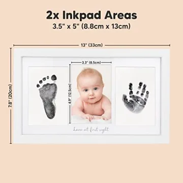 Inkless Baby Handprint Footprint Kit - Keep Memories