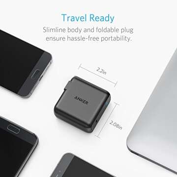 Anker USB C Charger 30W with Power Delivery, PowerPort Speed PD 30 for MacBook Pro/Air (2018), iPad Pro (2018), iPhone XS/XS Max/XR/X/8/Plus, Nexus, LG G5, Pixel, MateBook, and More.