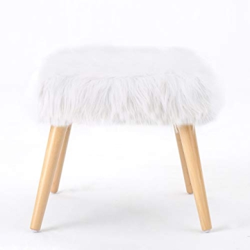 Christopher Knight Huxley Faux Fur Ottoman for Style