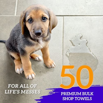 Buy 50 Bulk Cotton Shop Towels - Eco-Friendly Cleaning Essential