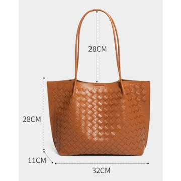 KWBQZGA Stylish PU Leather Tote - Chic Shoulder Bag
