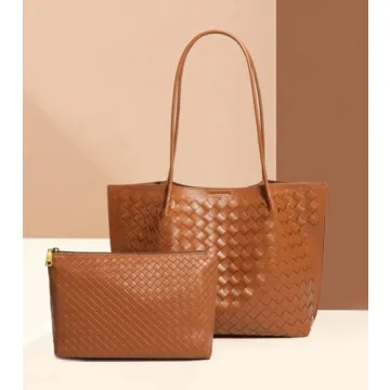 KWBQZGA Stylish PU Leather Tote - Chic Shoulder Bag