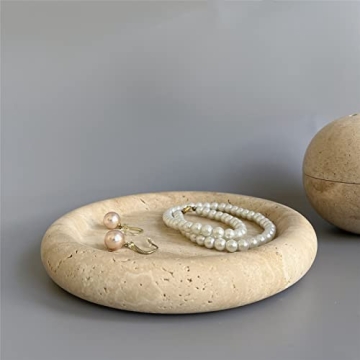 Natural Marble Decorative Tray - Elegant Home Accessory