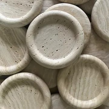 Natural Marble Decorative Tray - Elegant Home Accessory