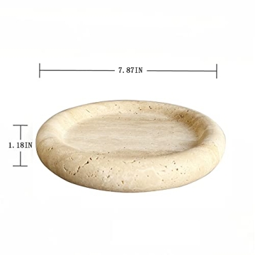 Natural Marble Decorative Tray - Elegant Home Accessory