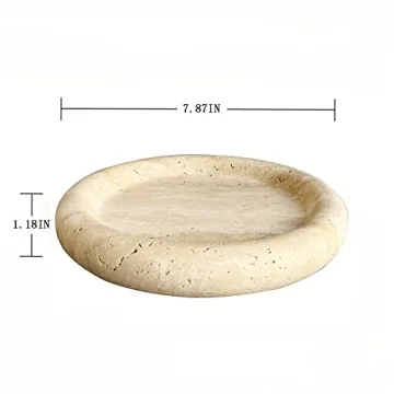 Natural Marble Decorative Tray - Elegant Home Accessory