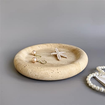 Natural Marble Decorative Tray - Elegant Home Accessory