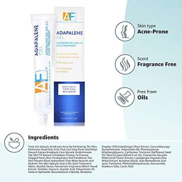 Acne Free Adapalene Gel for Daily Acne Treatment