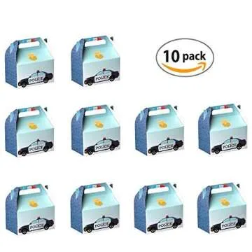 Hammont Paper Treat Boxes - Colorful 10 Pack for Parties