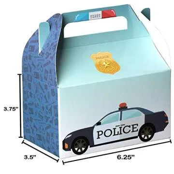 Hammont Paper Treat Boxes - Colorful 10 Pack for Parties