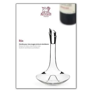 Peugeot 230197 Ibis 10.75 Inch Decanter for Mature Wines