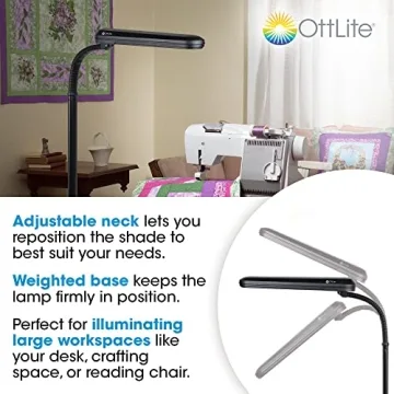 OttLite Adjustable Floor Lamp for Crafting & Reading