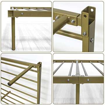 Stylish Weehom Canopy Bed with Under-Bed Storage - Queen