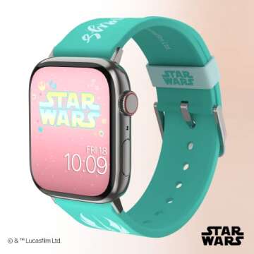 Star Wars - The Living Force Smartwatch Band - Officially Licensed, Compatible with Every Size & Series of Apple Watch (watch not Included)