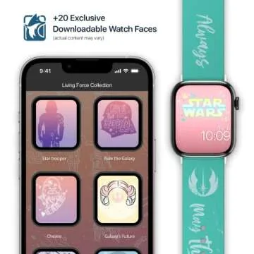 Star Wars - The Living Force Smartwatch Band - Officially Licensed, Compatible with Every Size & Series of Apple Watch (watch not Included)