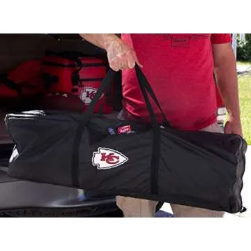 Rawlings NFL 3-Piece Tailgate Kit, 2 Gameday Elite Chairs and 1 Endzone Tailgate Table, Polyester, Minnesota Vikings