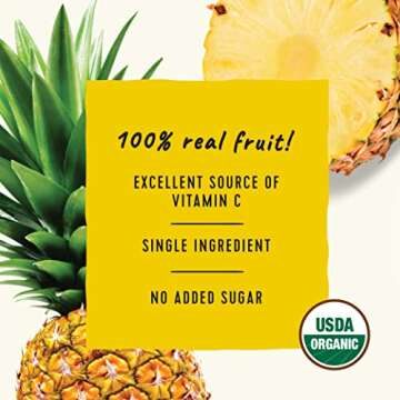 Golden Farms Pineapple Pouches - Pure Fruit Snacks