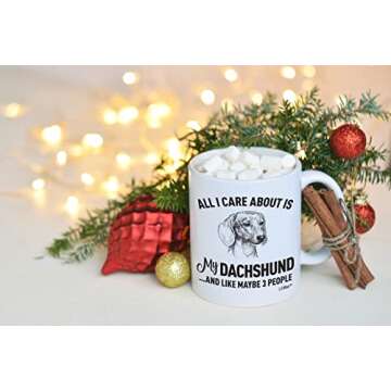 Dachshund Mom Mug - Fun Ceramic Gift for Dog Lovers