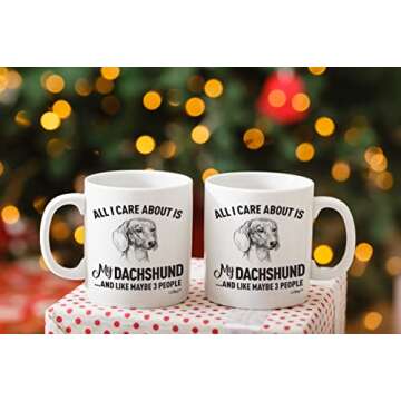Dachshund Mom Mug - Fun Ceramic Gift for Dog Lovers