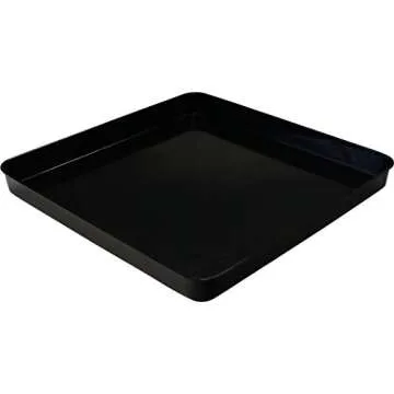 Reston Lloyd G-105-B Square Gas Stove Burner Covers, Set of 4, Black, 9" x 0.75" x 9" (Length x Width x Height)