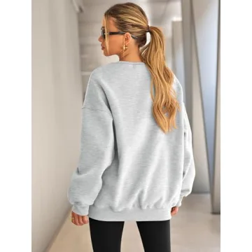 EFAN Womens Oversized Fleece Sweatshirt Winter Comfort