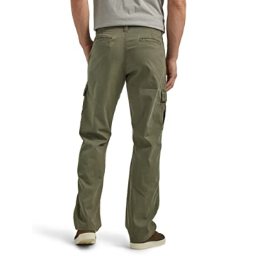 Mens Olive Stretch Cargo Pant by Wrangler Authentics