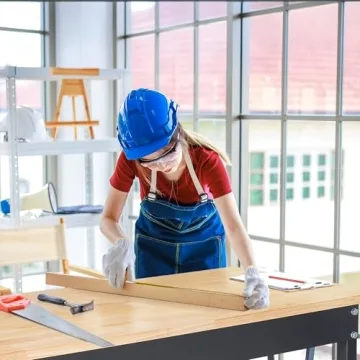 48 Inch Adjustable Workbench with Power Outlet and Wheels