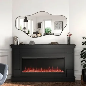 DAOYIJIAJU Unique Irregular Wall Mirror 47.2x21